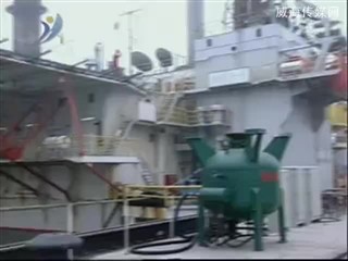 石岛集团首次承修海上石油钻井平台